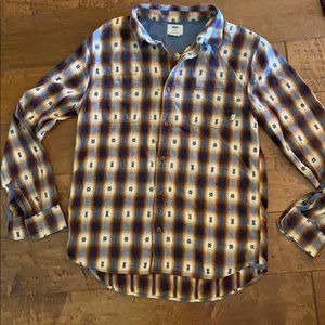 VANS men’s L flannel button down